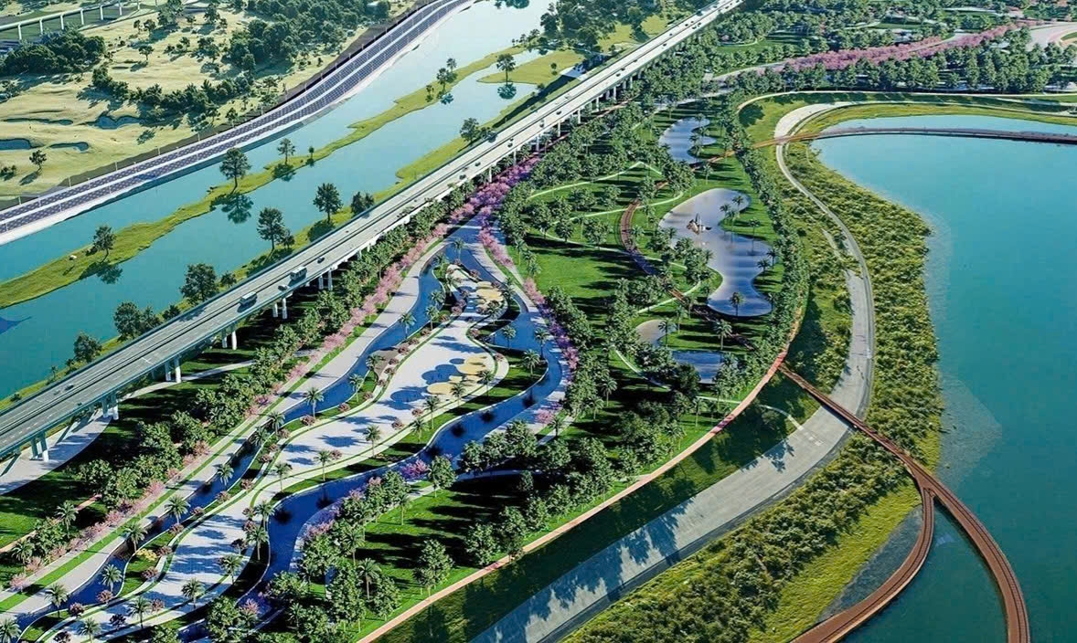 Hà Nội áp dụng hệ số đền bù gấp 2 lần bảng giá đất cho dự án trục đại lộ cảnh quan sông Hồng